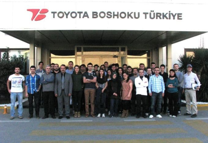 SAÜ'lü öğrenciler, Toyota Boshoku'ya teknik gezi düzenledi