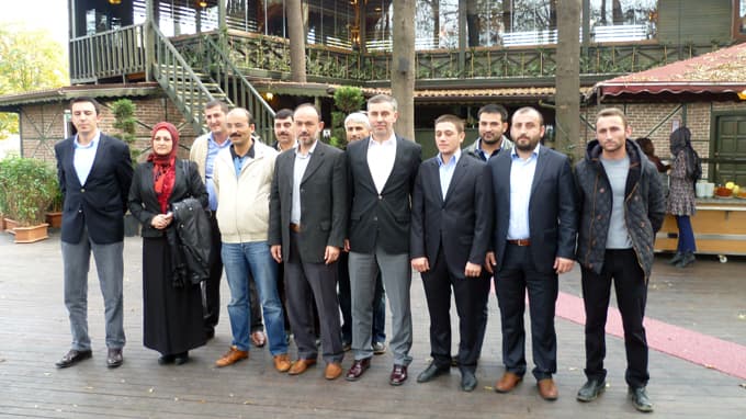 Haluk Akagündüz, kahvaltıda basınla buluştu