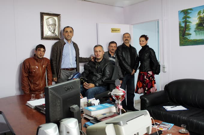 Aday adayı Atilla Albuyur, Engelliler Derneği'nde