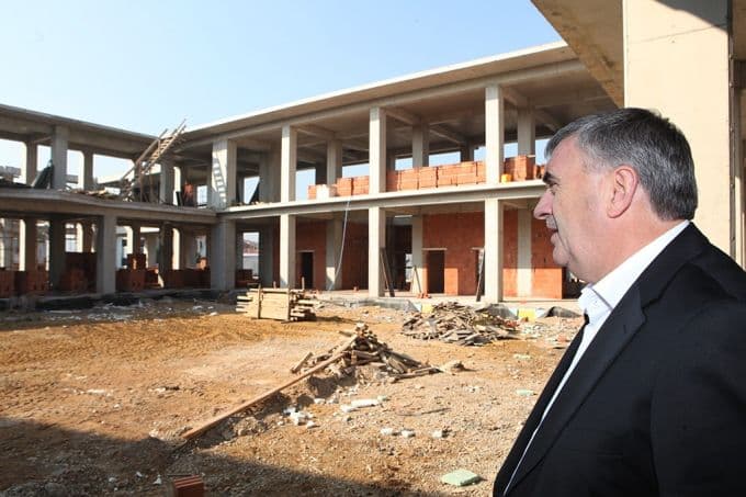 Başkan Toçoğlu, SGM inşaatında incelemelerde bulundu