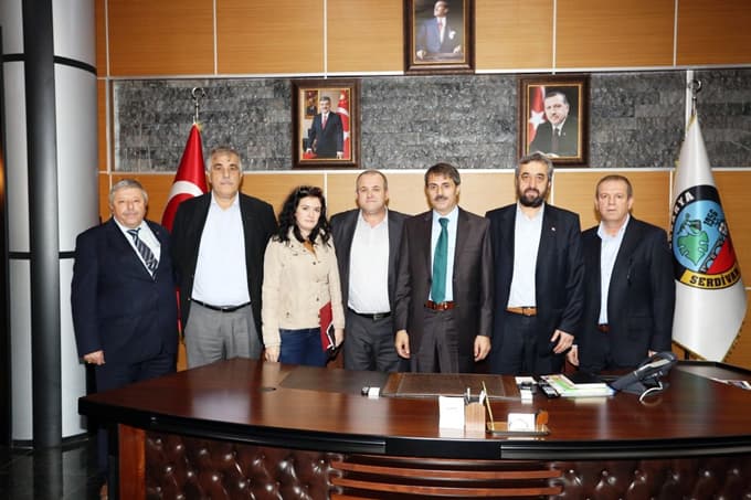 Duhaa Derneği Heyeti'nden Başkan Alemdar'a sürpriz