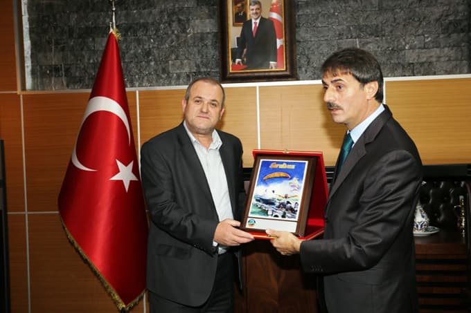 Duhaa Derneği Heyeti'nden Başkan Alemdar'a sürpriz
