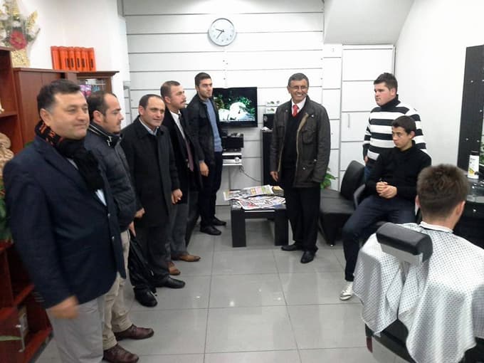 Ecevit Keleş, Adapazarı esnafını gezdi