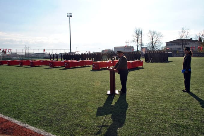 Jandarma erleri yemin etti