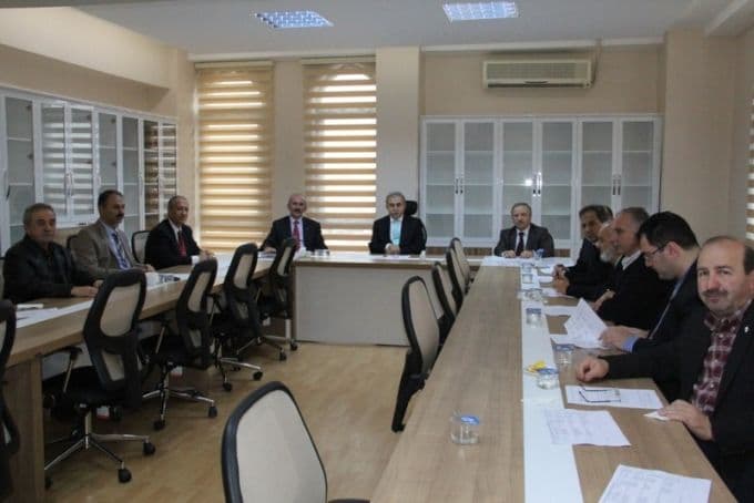 Vakıf toplantısı Müftülük'te yapıldı