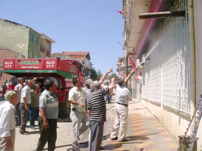 Banka Deposunda Yangın
