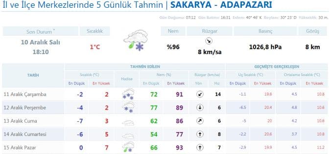 Kent merkezine yılın ilk karı yağdı