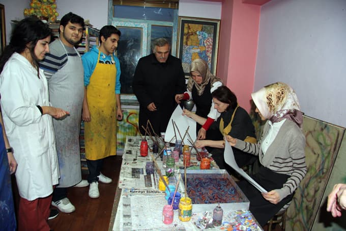 Başkan İnci'nin sanat sevgisi