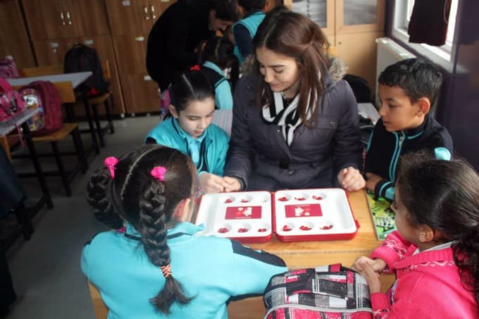Erenler Küpçüler İlkokulu'nda, Mangala heyecanı