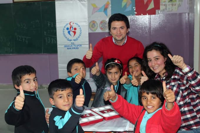 Erenler Küpçüler İlkokulu'nda, Mangala heyecanı