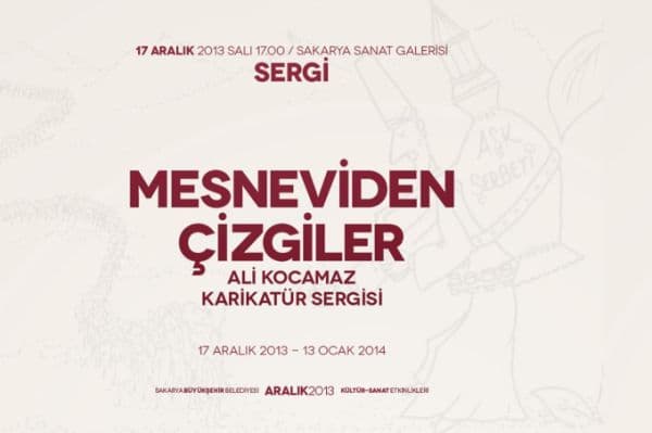 "Mesnevi'den Çizgiler" sergisi Sanat Galerisi'nde açılıyor