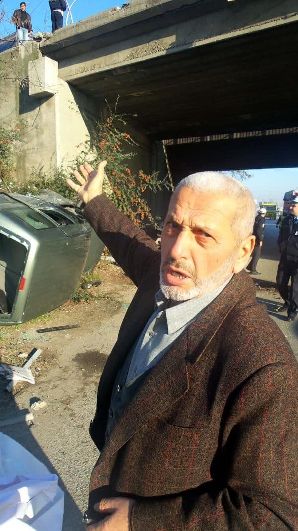 Emekli imamın kullandığı otomobil köprüden aşağıya uçtu