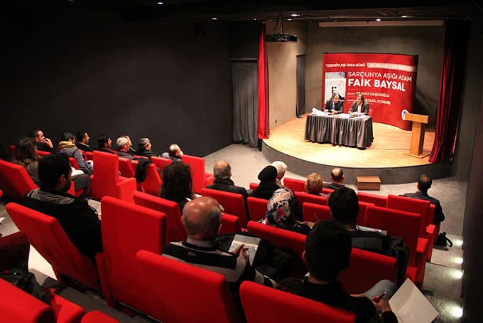 Sakaraya'da Fayik Baysal söyleşisi