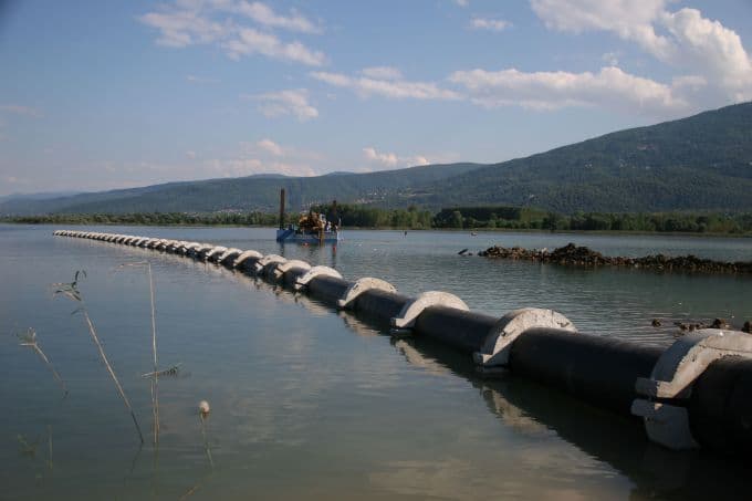 Kocaeli, Sapanca Gölü'nden tekrar su almaya başladı