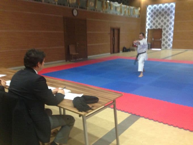 Sakaryalı 5 karate hakemi, Düzce'deki sınavlara katıldı