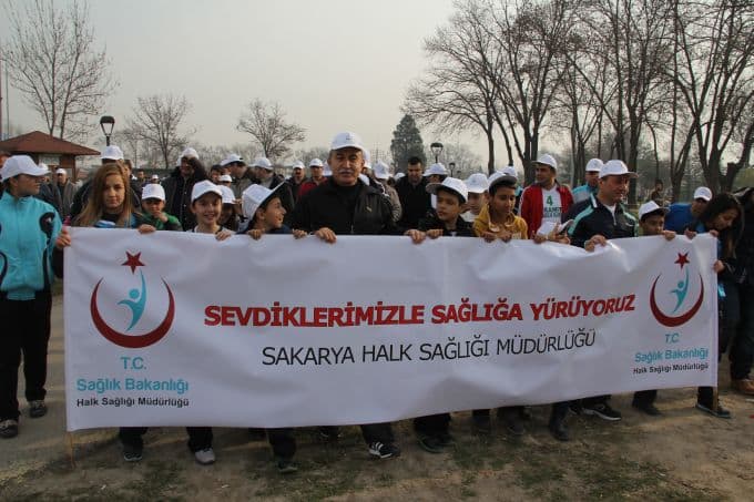 Sakaryalılar sağlıklı yaşam için yürüdü