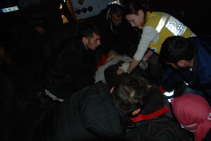 Sapanca'da düğün dönüşü kaza: 1 ölü, 7 yaralı