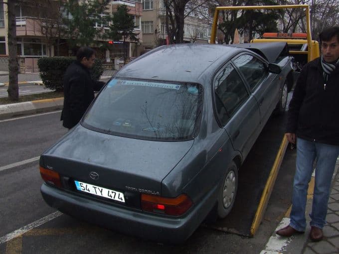 Bona Caddesi'nde trafik kazası