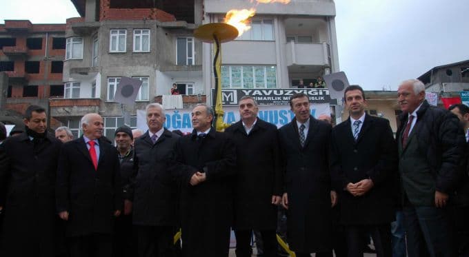 Karasu doğalgaza kavuştu