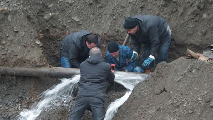 Sapanca'da NATO petrol boru hattı delindi