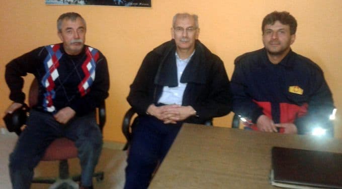 Başkan Özkaraman, nöbet tutan personelin yeni yılını kutladı
