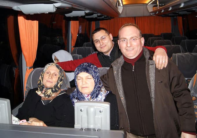 Umreye dualarla uğurlandılar