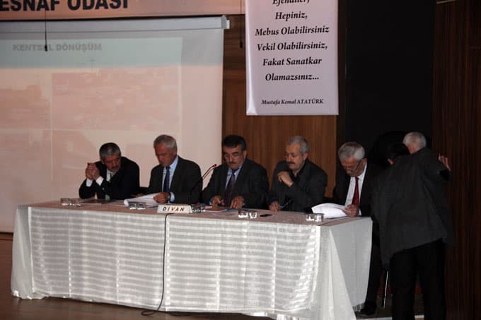 Sakarya Oto Sanatkarları Meslek Odası Genel Kurulu gerçekelştirildi