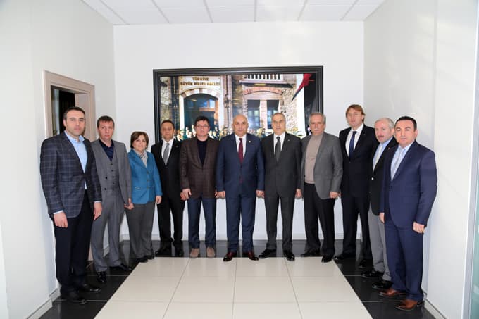 CHP Milletvekili Engin Özkoç, SATSO'da