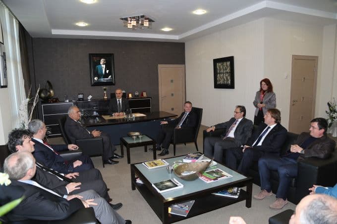 MHP'li Ünver, SATSO'yu ziyaret etti