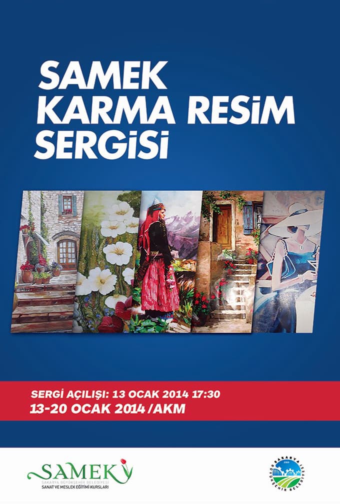 SAMEK Karma Resim Sergisi AKM'de