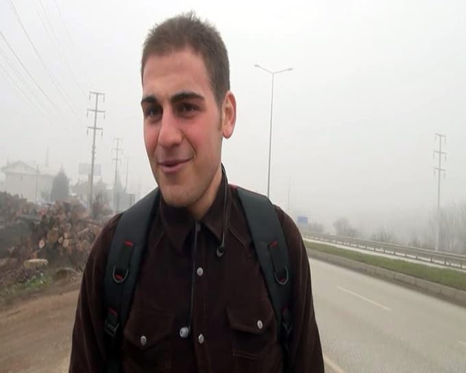 35 kilometrelik yolu patenle aşarak hastaneye gitti