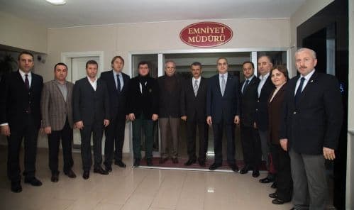 SATSO yönetim kurulu, yeni emniyet müdürünü ziyaret etti