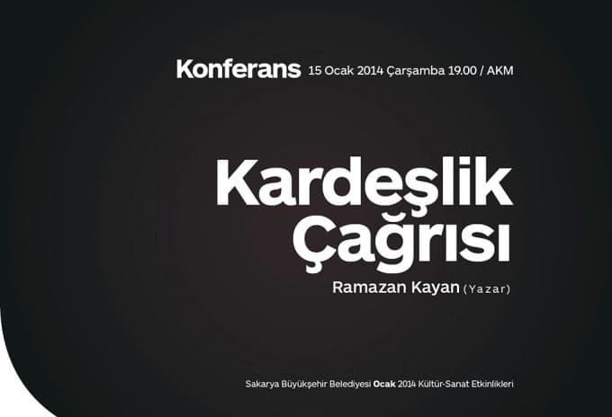 AKM'de "Kardeşlik çağrısı" konferansı düzenlenecek