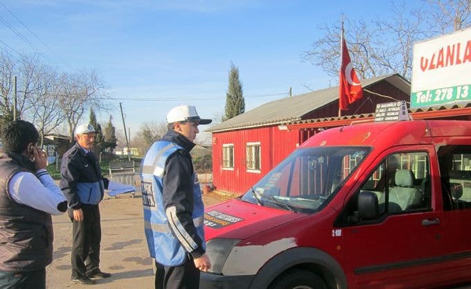 Toplu taşıma araçları denetlendi