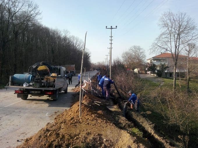 Ferizli'deki 11 kilometrelik su şebekesi yenileniyor