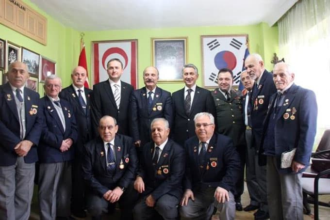 Kaymakam Azcan, Gaziler Derneği'nde