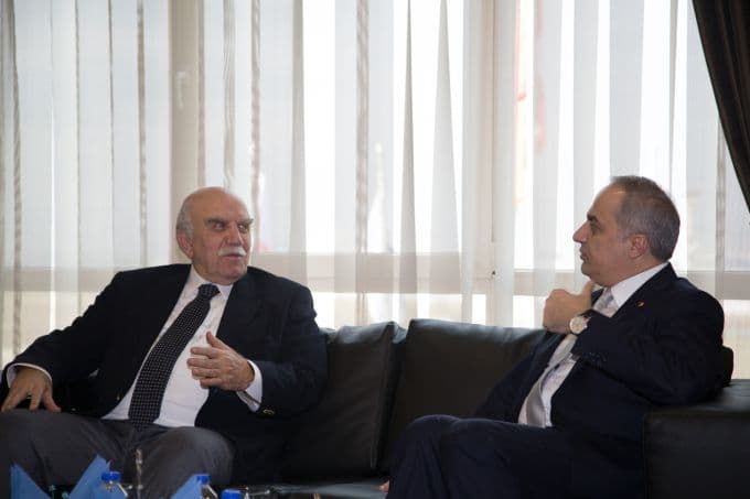 Eski Sanayi ve Ticaret Bakanı Coşkun SATSO'yu ziyaret etti