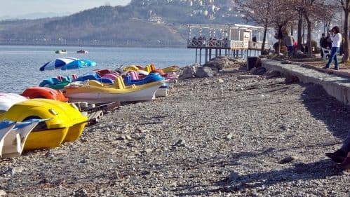 Sapanca Gölü'nde kuraklık kritik seviyede
