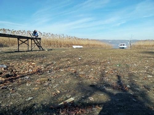 Sapanca Gölü'nde kuraklık kritik seviyede