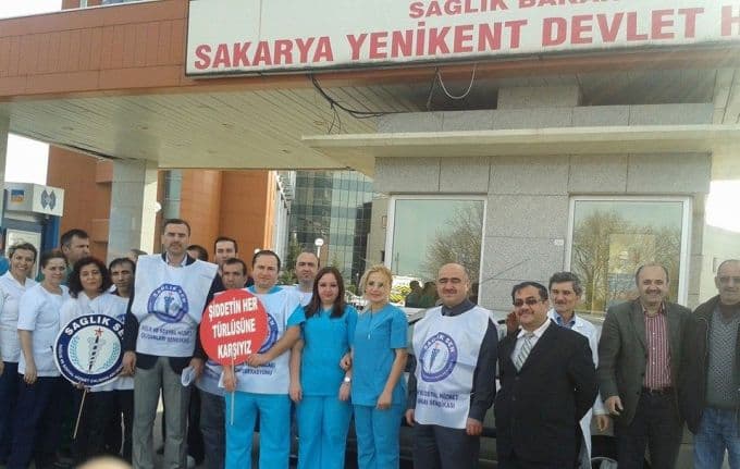 Sağlık-Sen üyeleri o saldırıyı kınadı