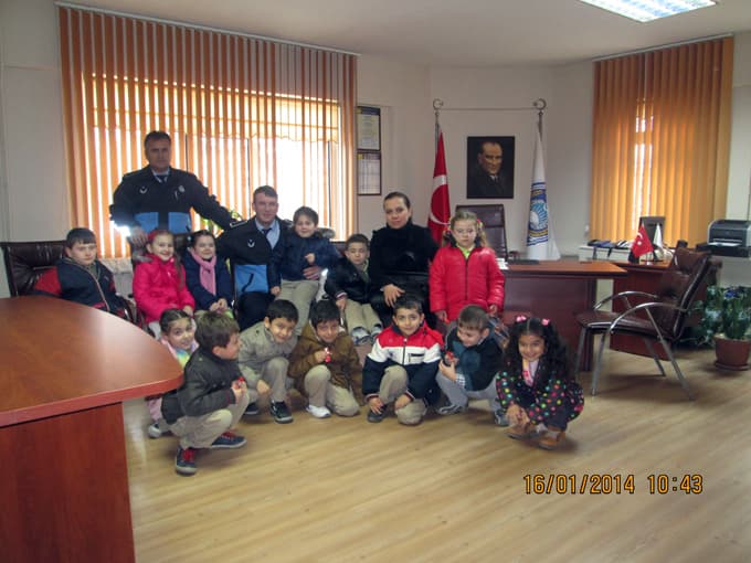Minikler, zabıta ve görevlerini yakından tanıdı