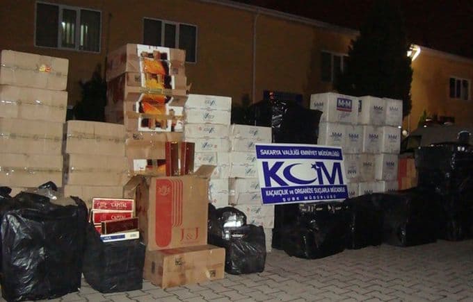 31 bin 300 paket kaçak sigara ele geçirildi