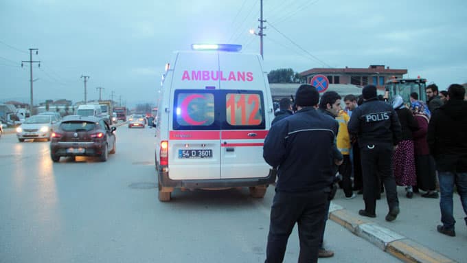 Düğün için geldiler, darp edildiler