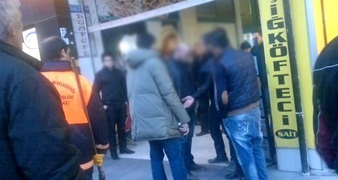 Çark Caddesi'nde olay!
