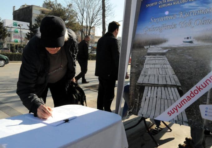 Sapanca Gölü için imza kampanyası başlatıldı