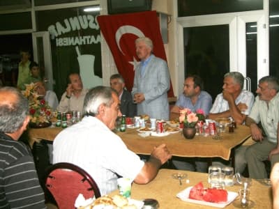 Aziz Duran, Muhtarlarla Buluştu