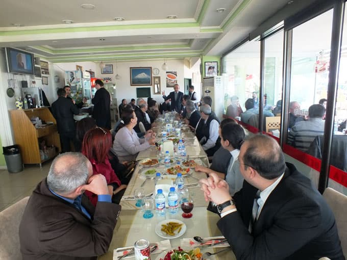 Sakarya Bağımsız Sağlık Sen Üyeleri yemekte buluştu