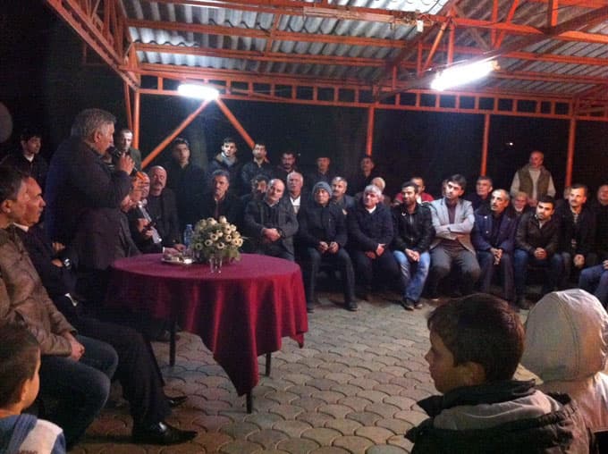 Başkan İnci, köyleri gezmeye devam ediyor