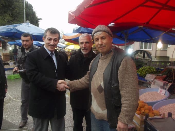 SP'li Ersin Kılıç, esnafın sorunlarını dinledi