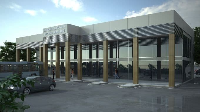 Hendek'teki yeni terminal bitme aşamasına geldi